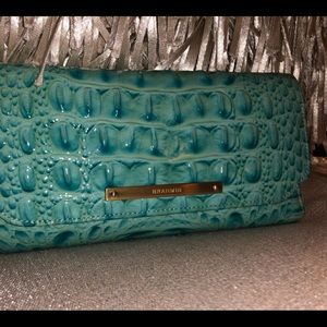 Brahmin wallet with checkbook holder and pen